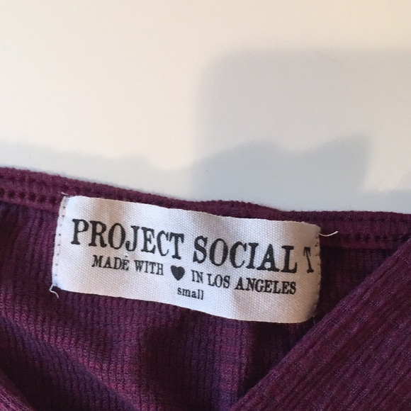 Purple crop top - Picture 2 of 3